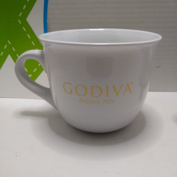Oversize Coffee Mug Stoneware By GODIVA "Belgium 1926" Good Condition - Picture 6 of 9